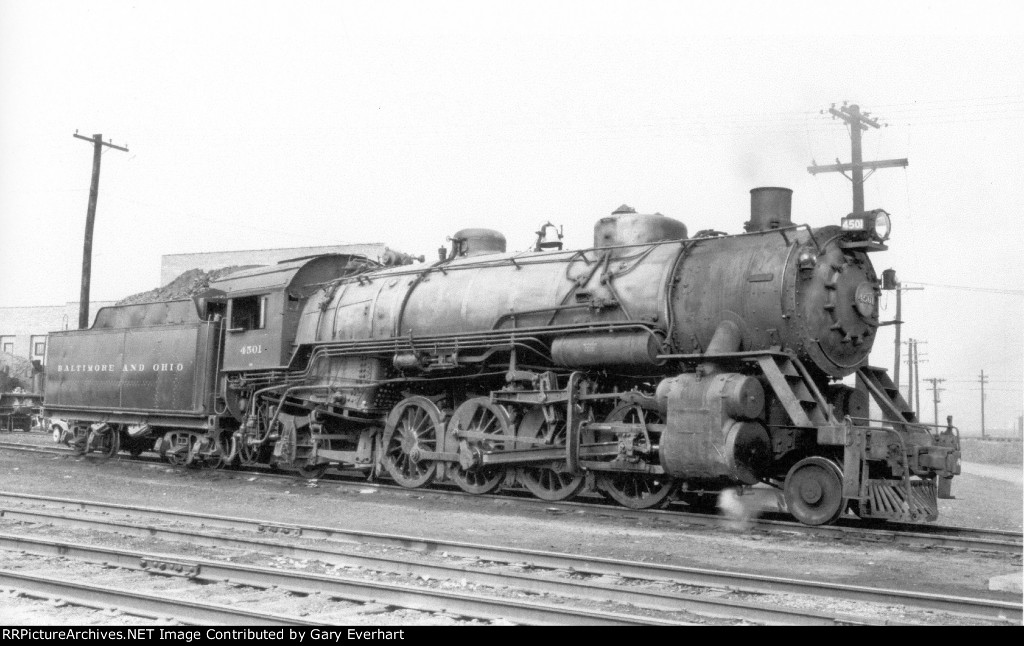 BO 2-8-2 #4501 - Baltimore & Ohio